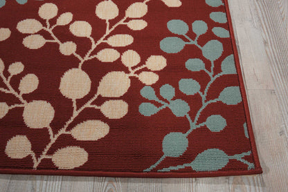 Nourison Home Caribbean  Rust  Contemporary