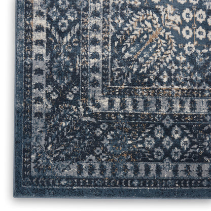 Nourison Home Malta  Navy  Traditional