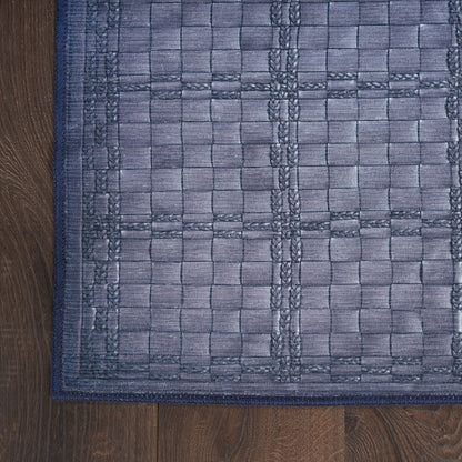 Nourison Home Nourison Washables  Navy Blue  Contemporary