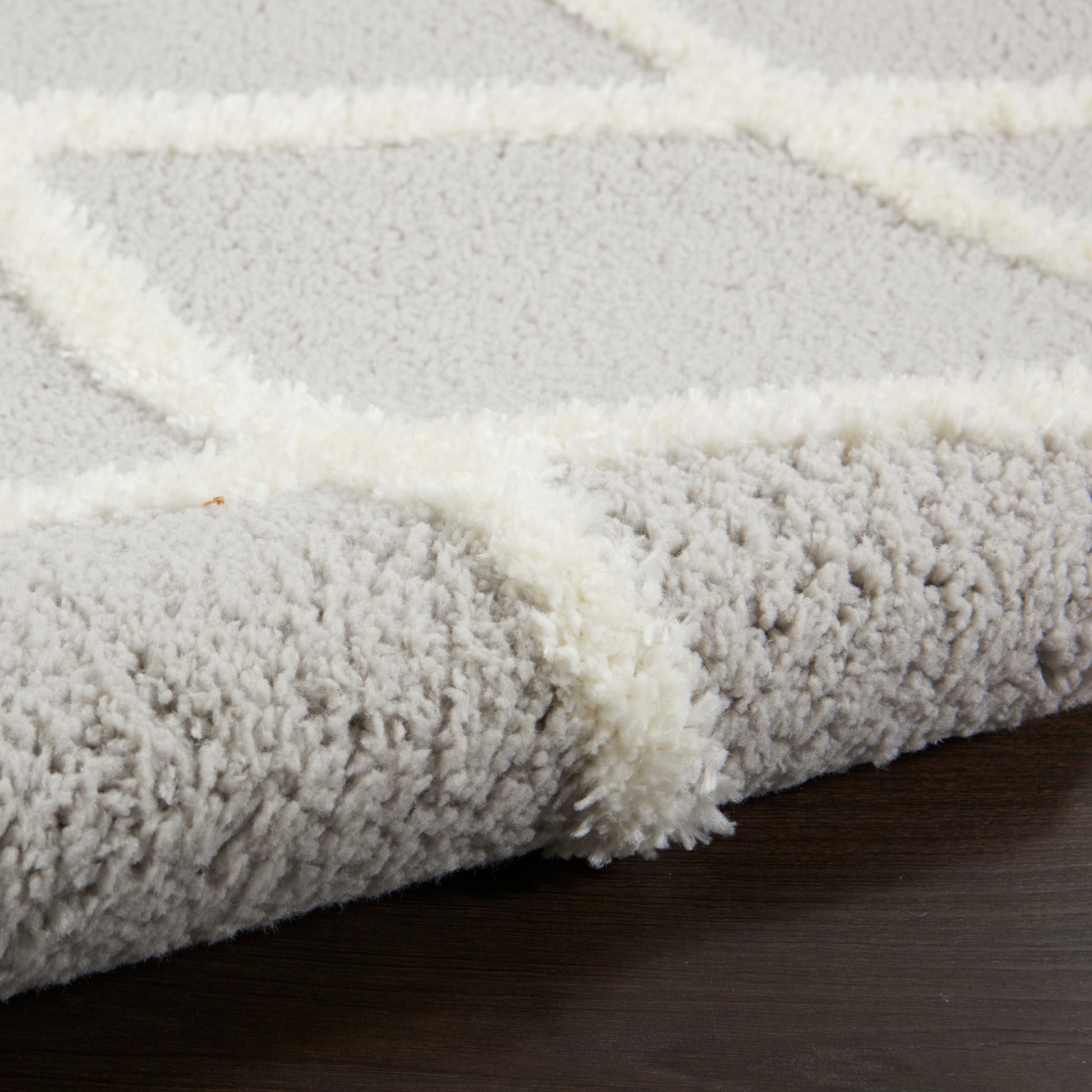 Nourison Home Feather Soft  Grey Ivory  Contemporary