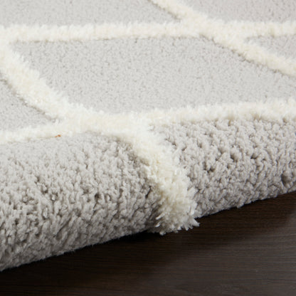 Nourison Home Feather Soft  Grey Ivory  Contemporary