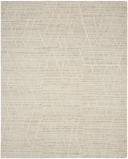 Nourison Home OCEAN OCP02 Pearl Contemporary Knotted Rugs