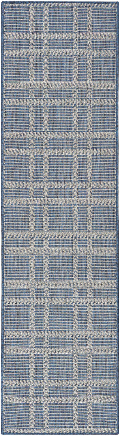 Nourison Home Horizon Indoor/Outdoor HOZ04 Navy Contemporary Power-loomed Rug