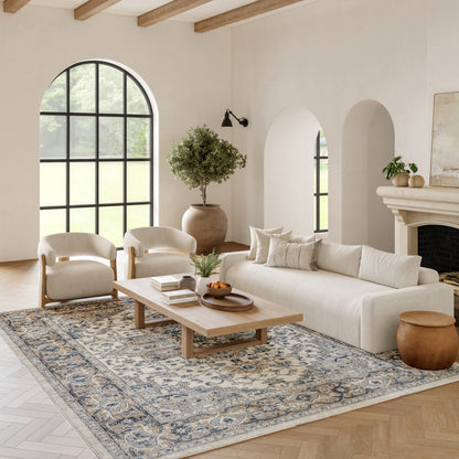 Nourison Home Quarry  Ivory Grey  Transitional