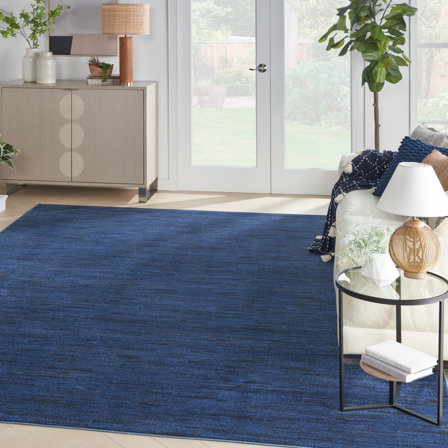 Nourison Home Nourison Essentials  Midnight Blue  Contemporary