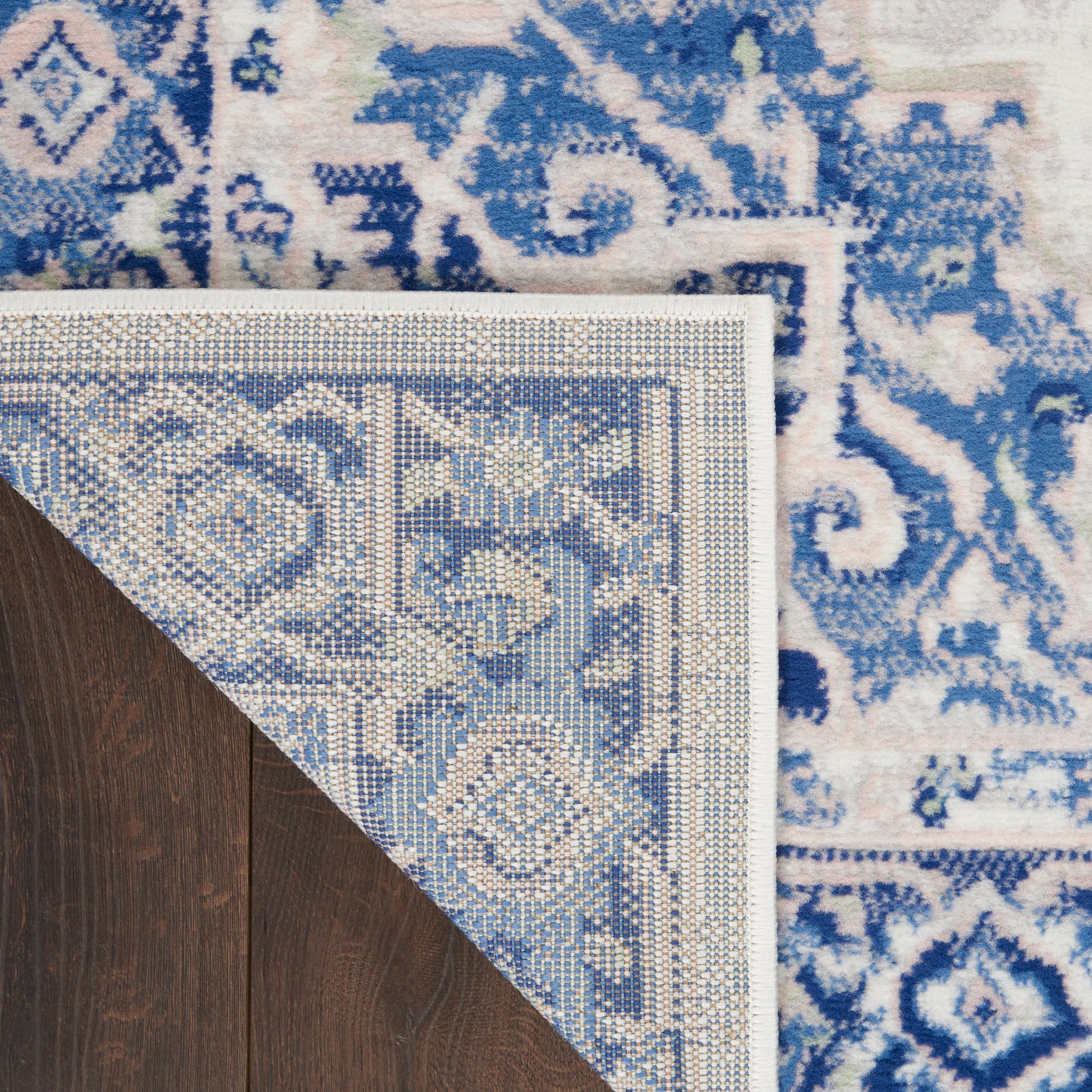 Nourison Home Whimsicle  Ivory Blue  Transitional