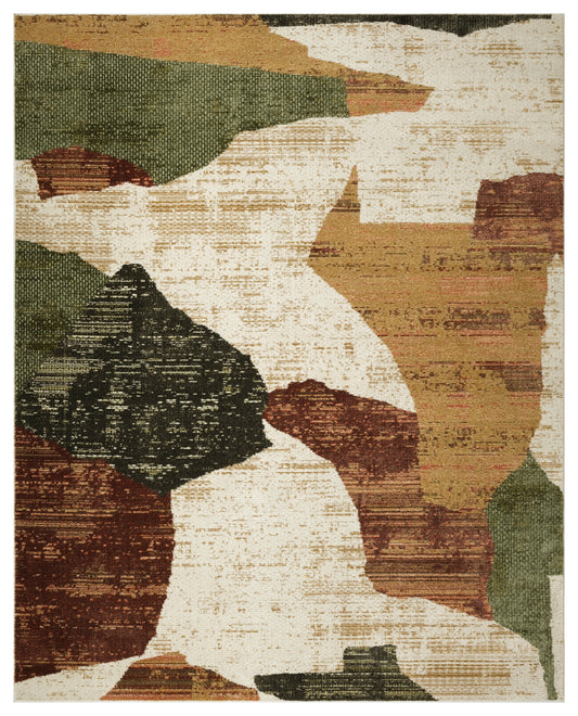 Nourison Home Nordic  Beige Multi  Contemporary