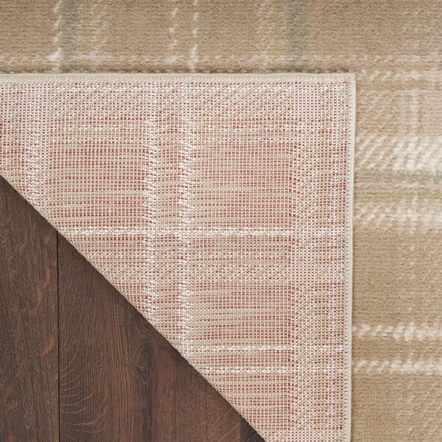 Nourison Home Grafix  Taupe  Contemporary
