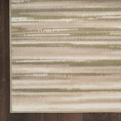 Nourison Home Jubilant  Green Ivory  Contemporary
