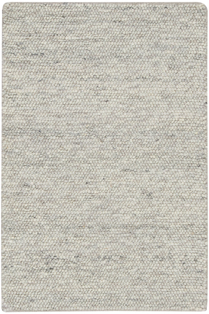 Nourison Home Alanna ALN01 Silver Contemporary Hand Woven Rug