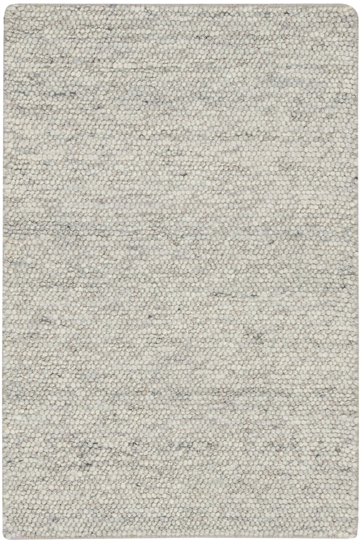 Nourison Home Alanna ALN01 Silver Contemporary Hand Woven Rug