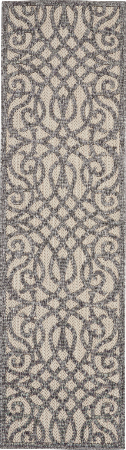 Nourison Home Cozumel CZM04 Cream Grey Contemporary Power-loomed Rug