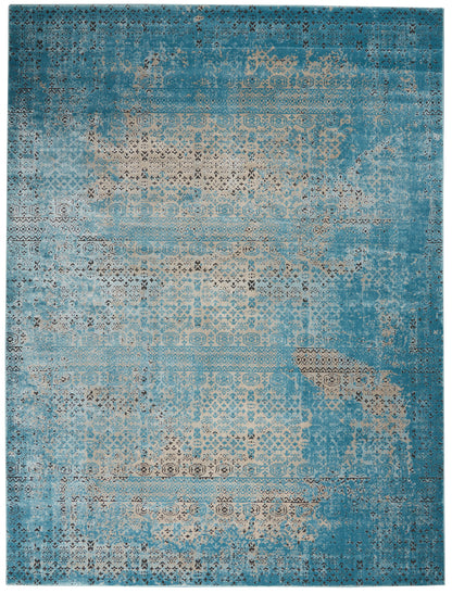 Nourison Home Karma  Blue  Traditional