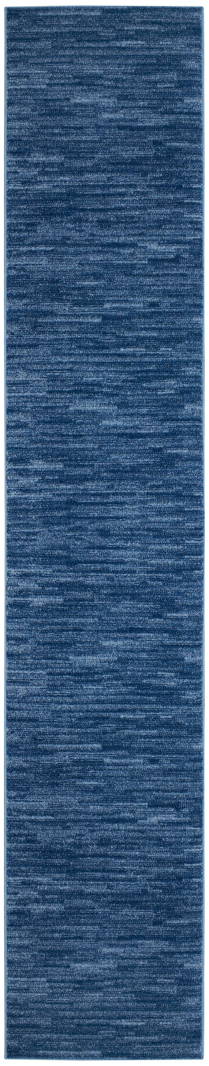 Nourison Home Nourison Essentials NRE01 Navy Blue Contemporary Power-loomed Rug