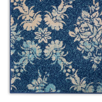 Nourison Home Tranquil  Navy Light Blue  Transitional