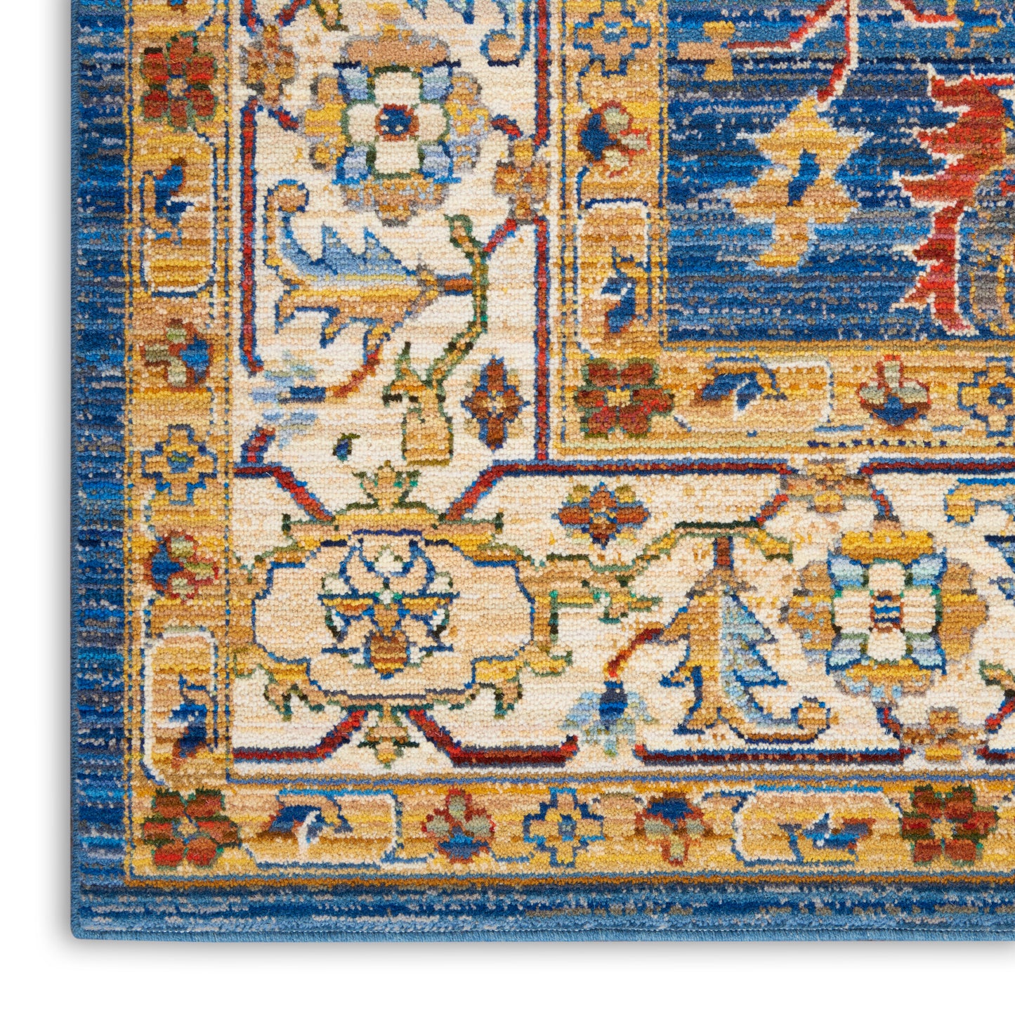 Nourison Home Majestic  Denim Blue  Traditional