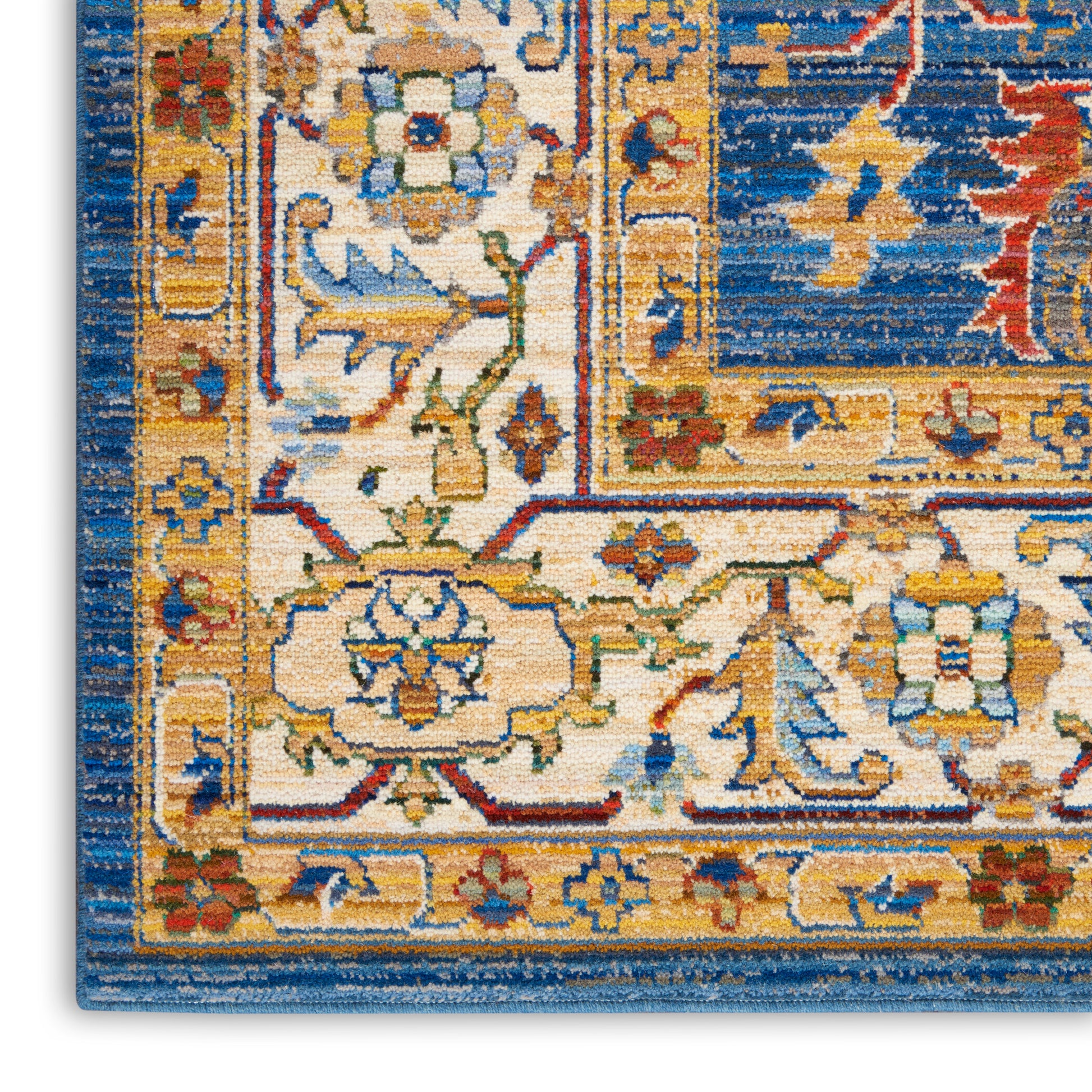 Nourison Home Majestic  Denim Blue  Traditional