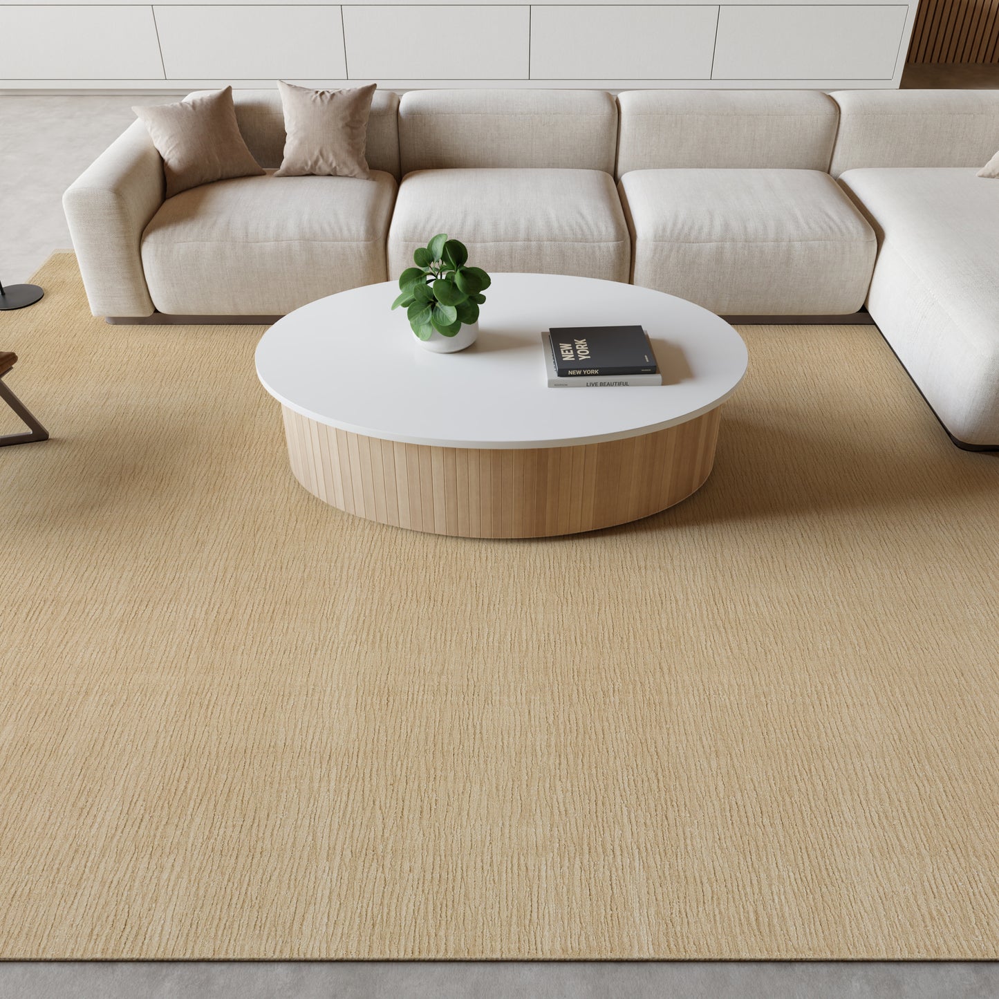 Nourison Home Strata  Taupe  Contemporary