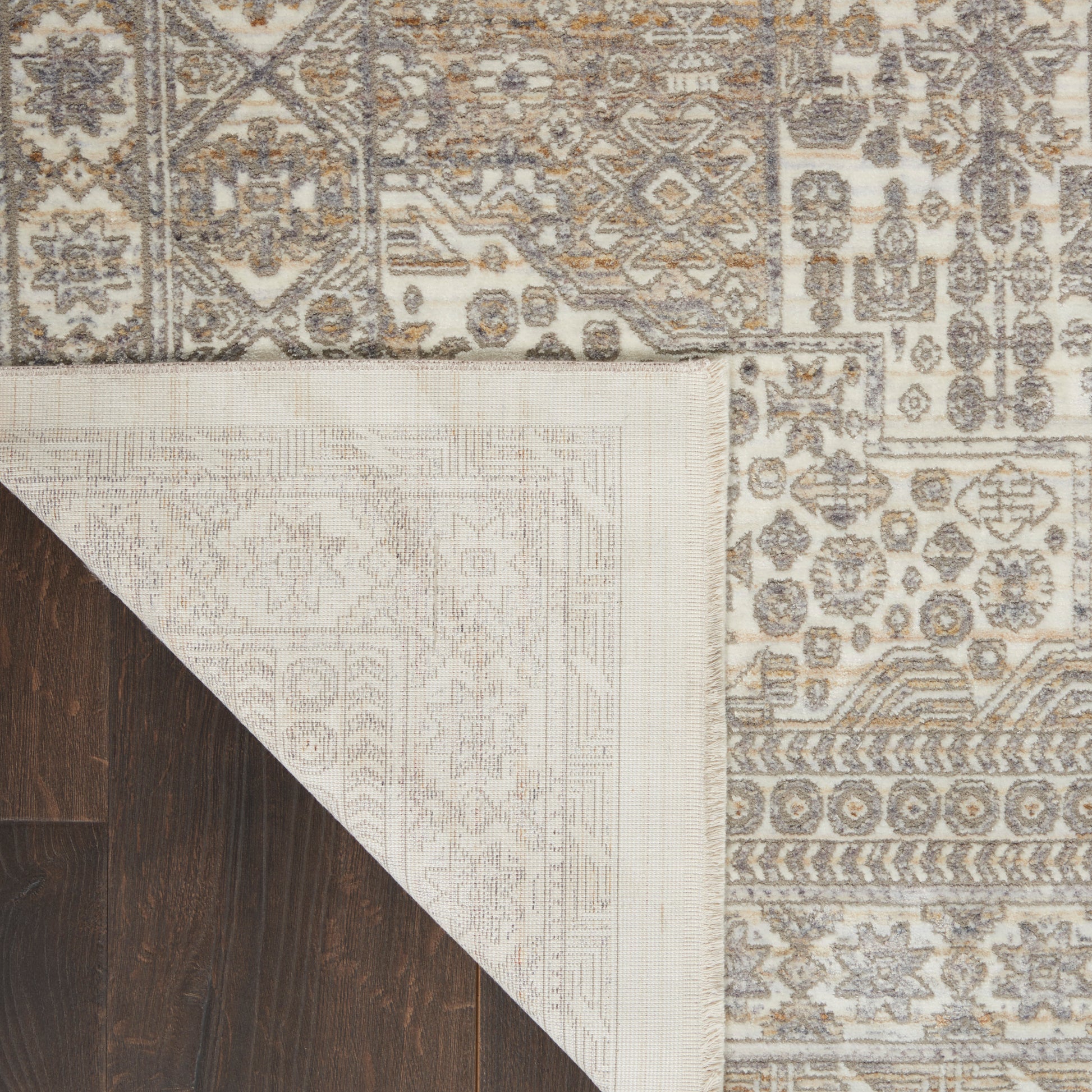 Nourison Home Lustrous Weave  Ivory Beige  