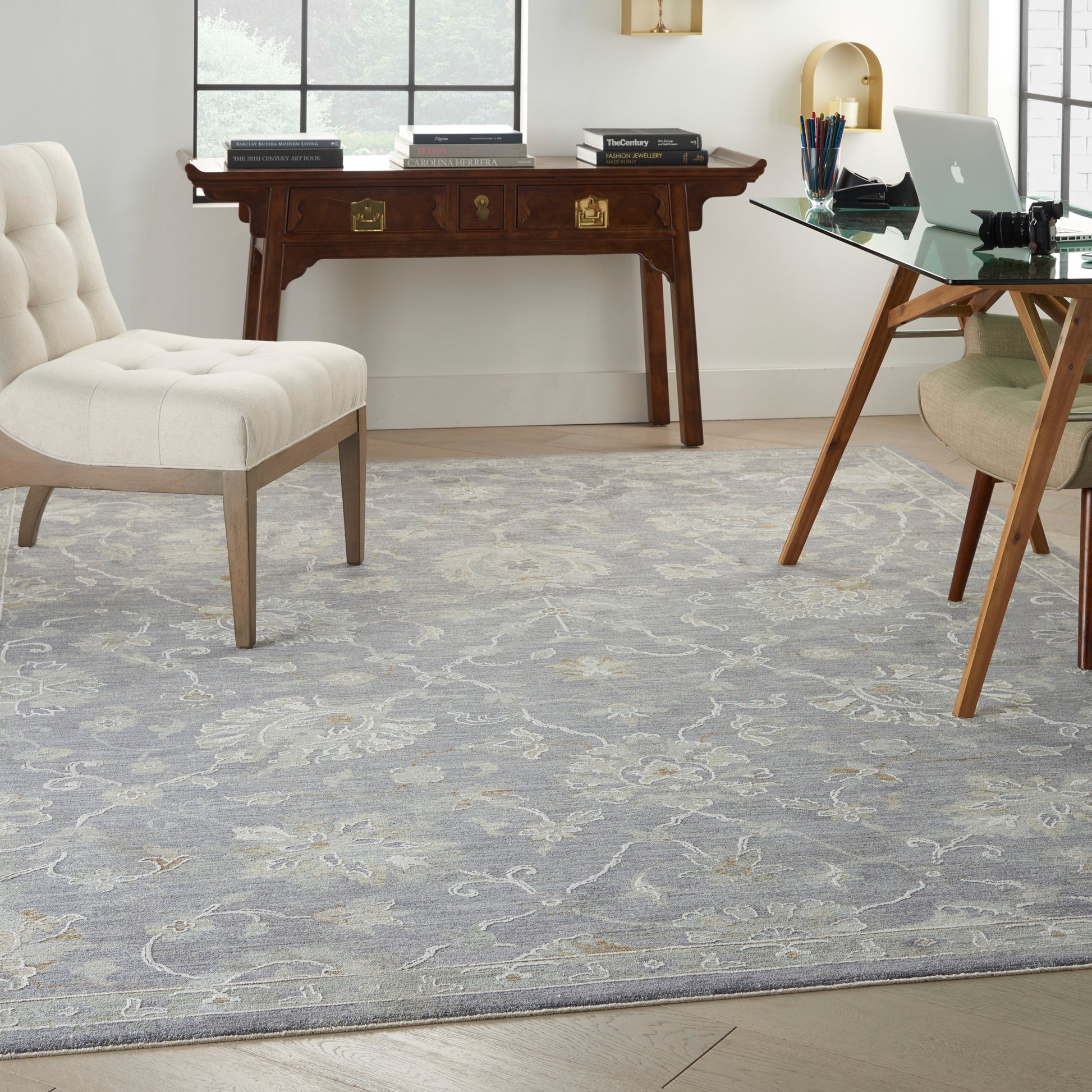 Nourison Home Infinite  Charcoal  Traditional