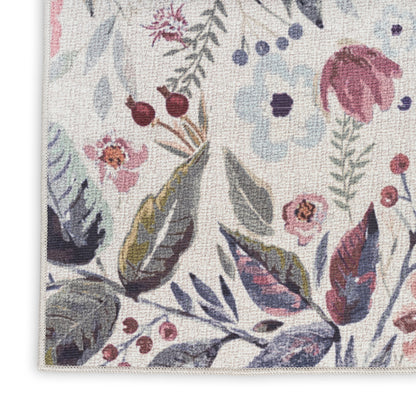 Nourison Home Nourison Washables  Ivory Pink  Traditional