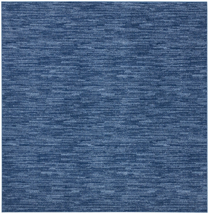 Nourison Home Nourison Essentials NRE01 Navy Blue Contemporary Power-loomed Rug