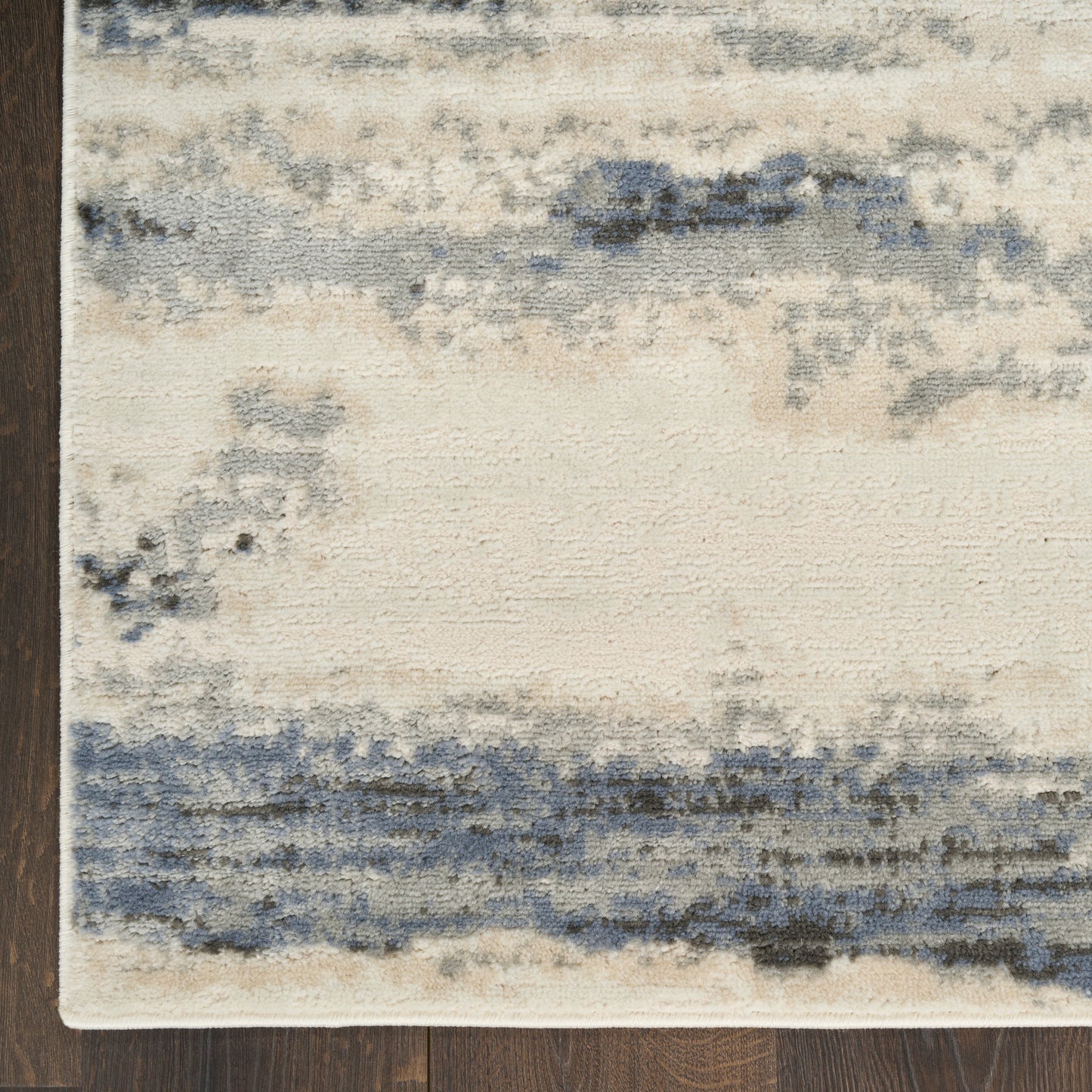 Nourison Home Serenity Home  Blue Multicolor  Contemporary