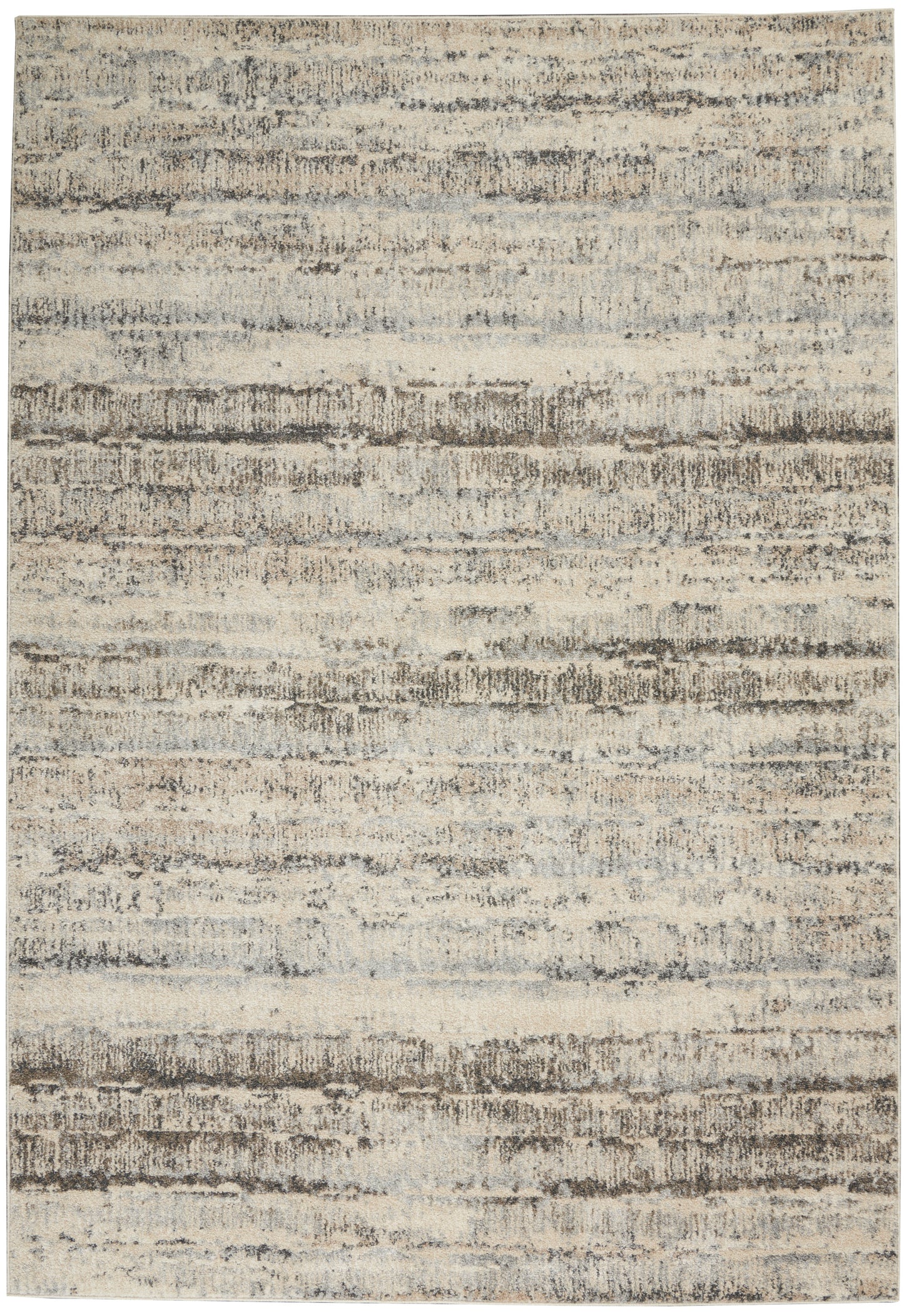 Calvin Klein Etched CK73 Ivory Beige Contemporary Power-loomed Rug