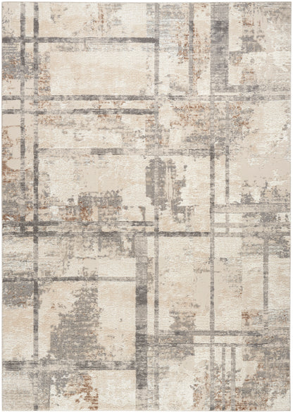 Nourison Home Sustainable Trends SUT02 Ivory Multicolor Contemporary Power-loomed Rug