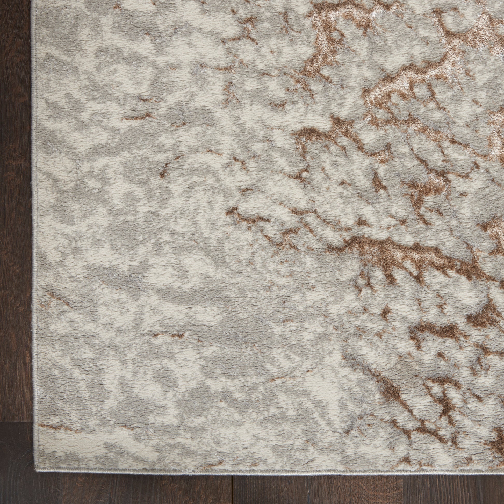 Nourison Home Glow  Grey Mocha  Contemporary