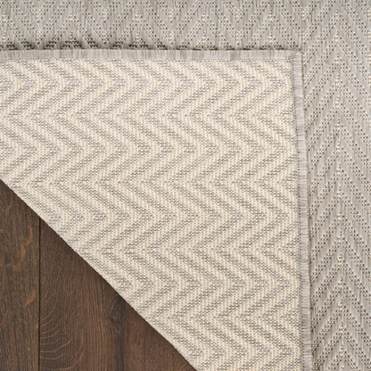 Nourison Home Horizon Indoor/Outdoor  Grey  Contemporary