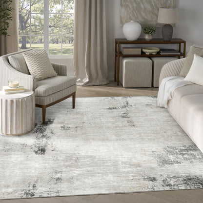 Nourison Home Dekor  Grey Charcoal  Contemporary