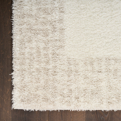 Nourison Home Pacific Shag  Ivory Beige  Contemporary