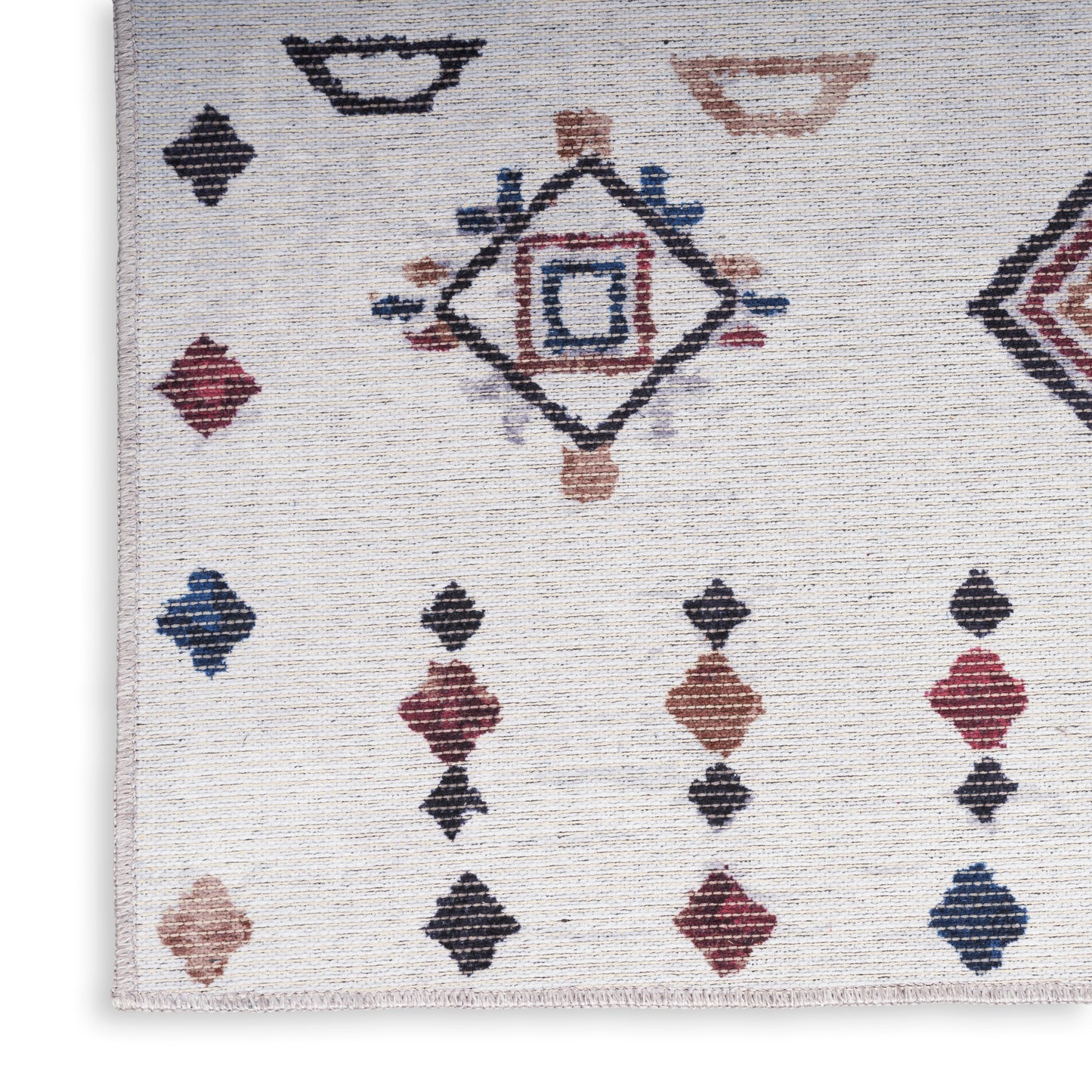 Nourison Home New Concept Washables  Ivory Multicolor  Contemporary