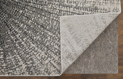 Feizy Micah 39LTF Ivory Silver Machine Woven Rug - Rugs - Feizy - Atlanta Designer Rugs