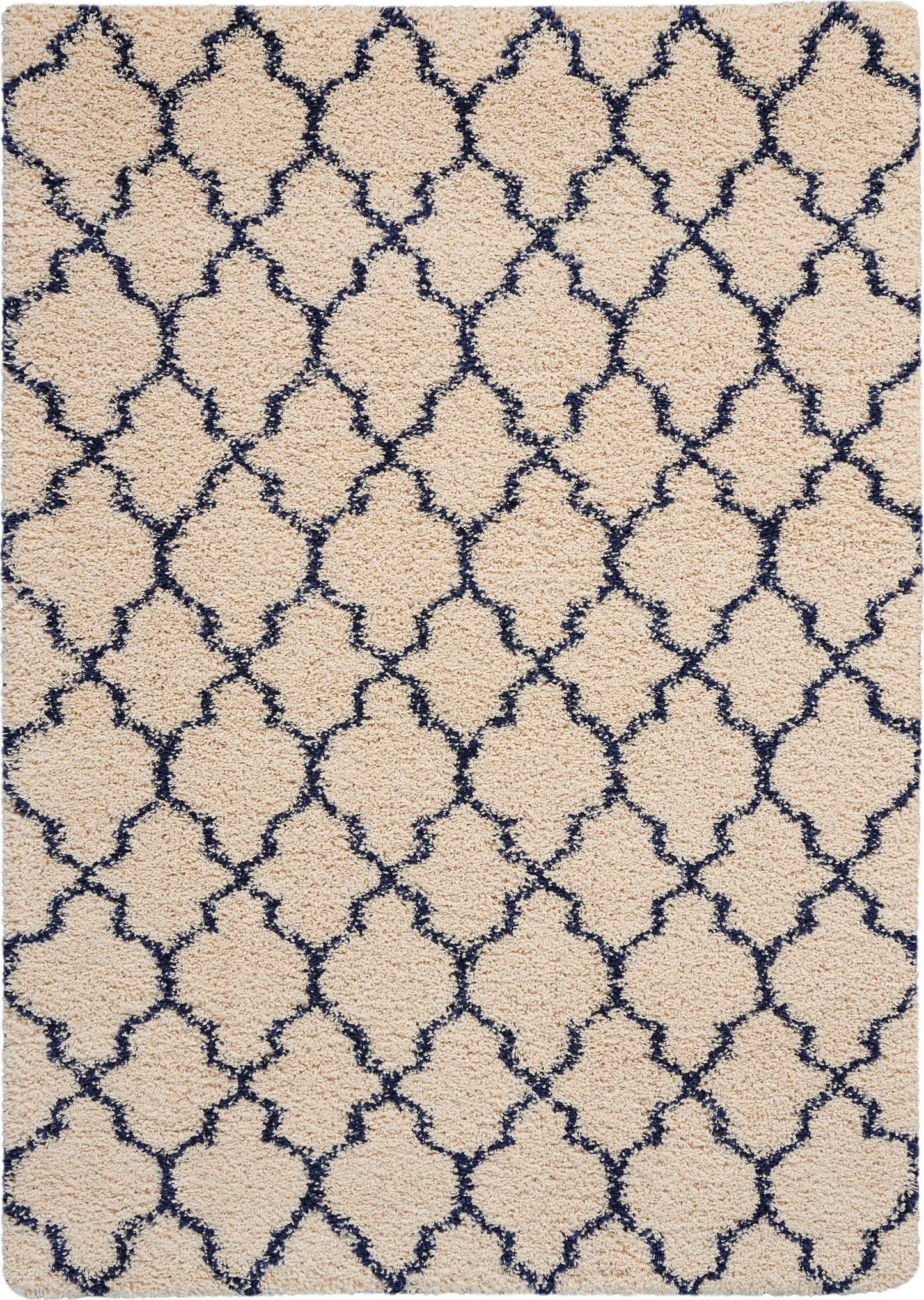 Nourison Home Amore AMOR2 Ivory Blue Contemporary Power-loomed Rug