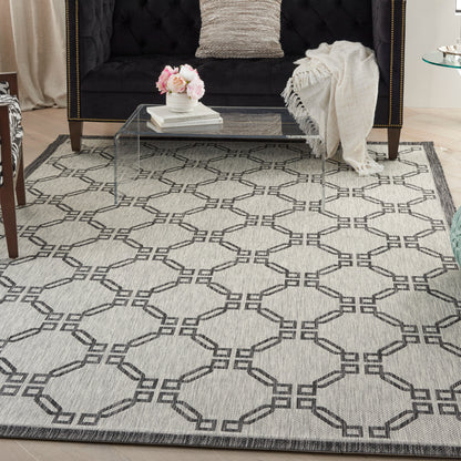 Nourison Home Country Side  Ivory Charcoal  Transitional