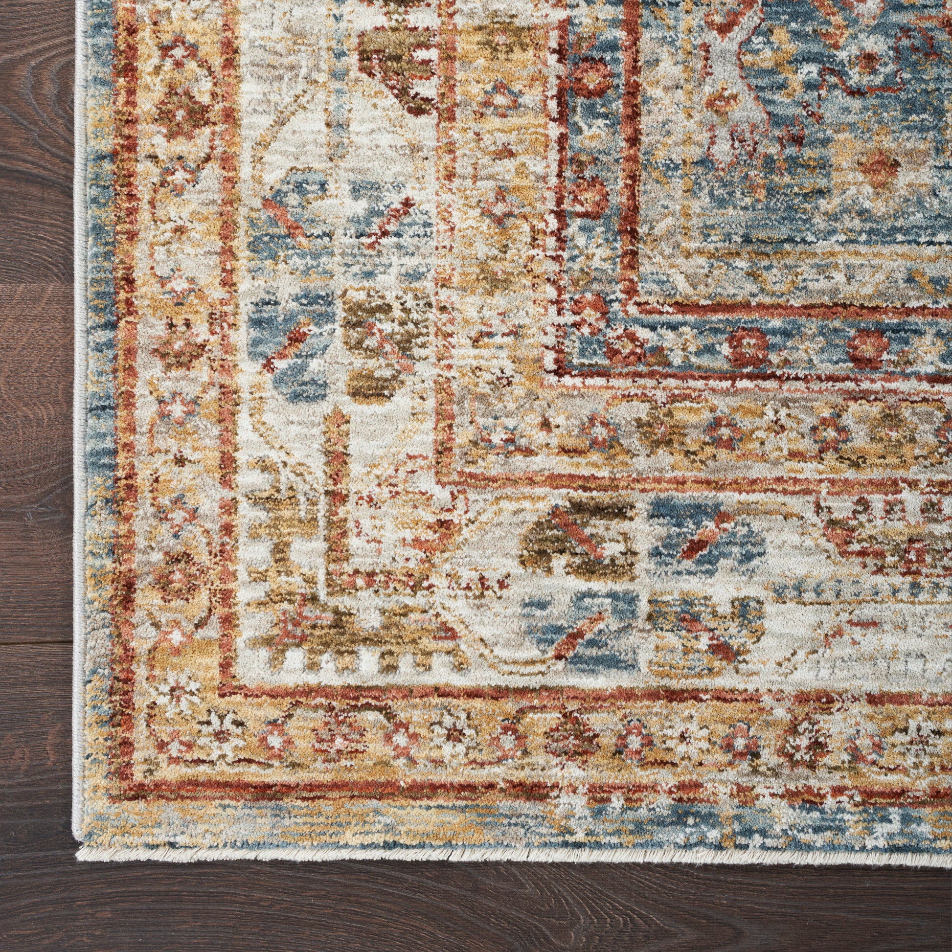 Nourison Home Sahar  Blue  Traditional
