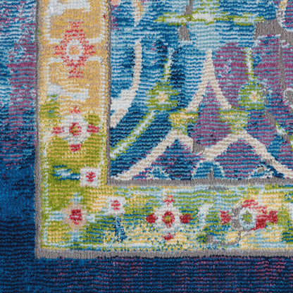 Nourison Home Ankara Global  Blue  Traditional