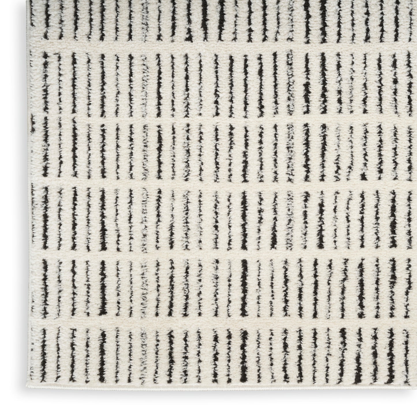 Nourison Home Modern Comfort  Ivory Black  Contemporary