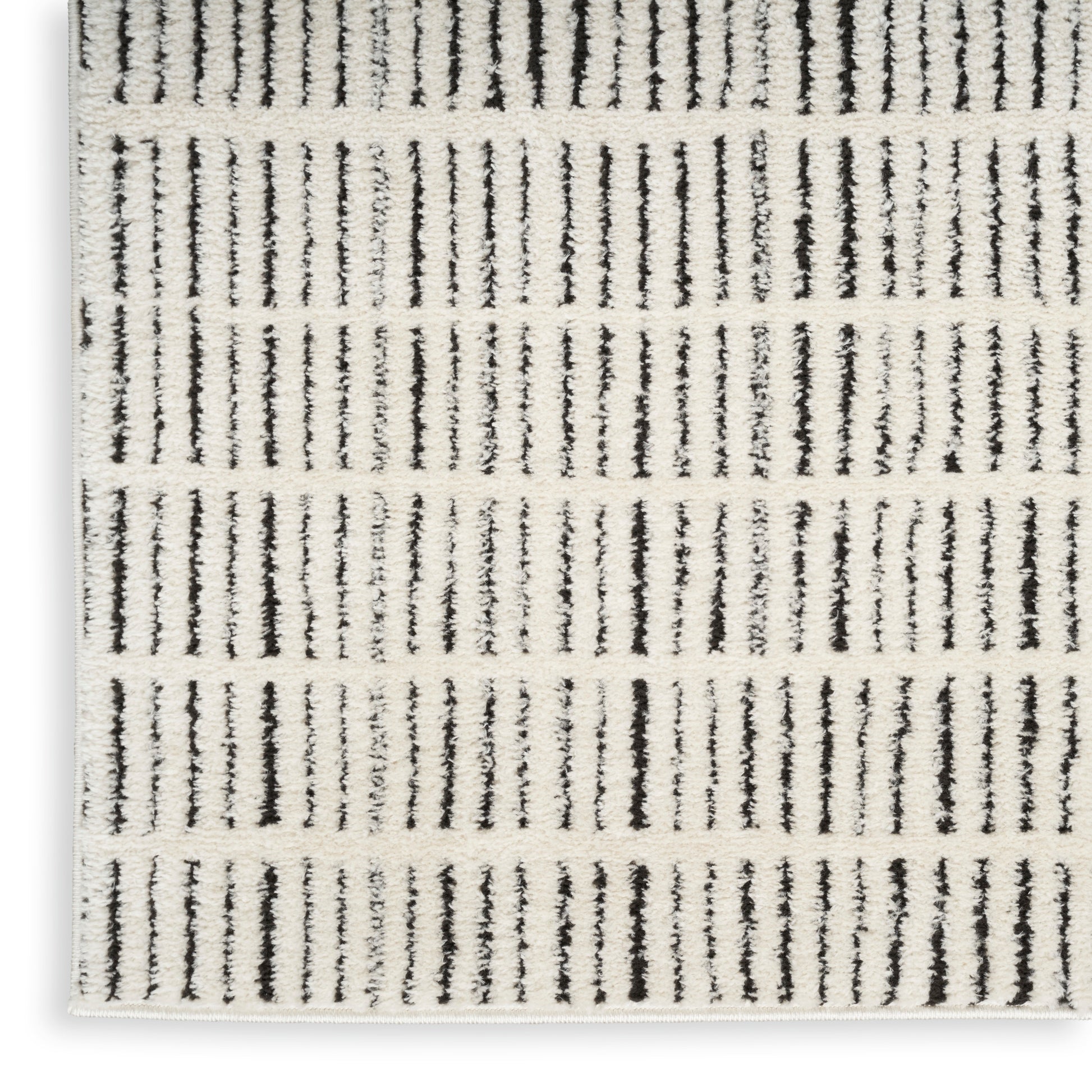 Nourison Home Modern Comfort  Ivory Black  Contemporary