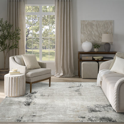 Nourison Home Dekor  Grey Charcoal  Contemporary