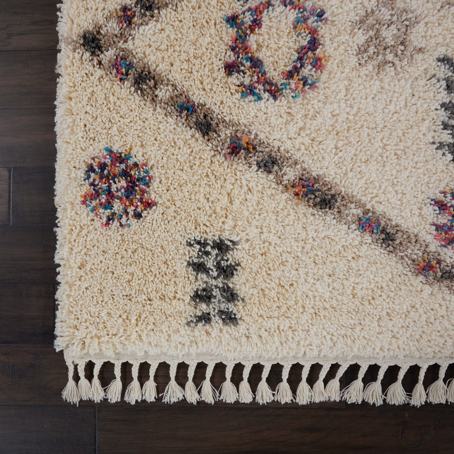 Nourison Home Denmark Shag  Ivory  Contemporary