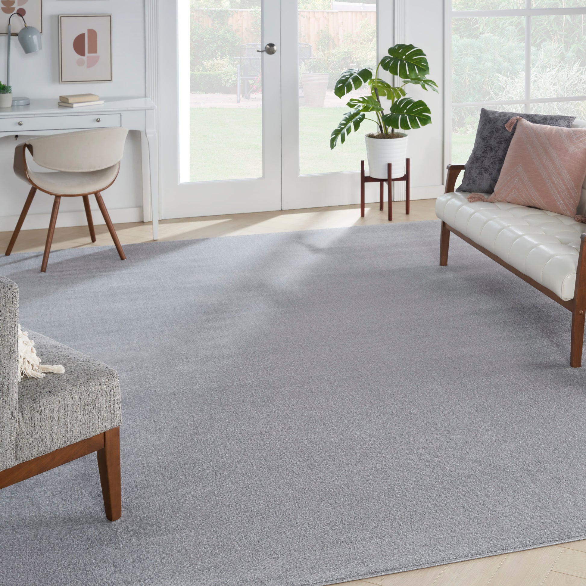 Nourison Home Nourison Essentials  Silver Grey  Contemporary