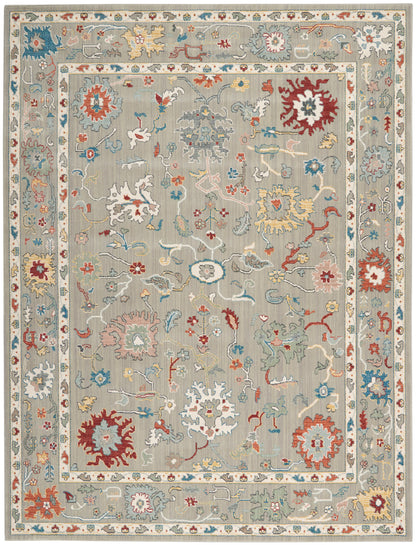 Nourison Home Parisa PSA03 Grey Traditional Loom-woven Rug