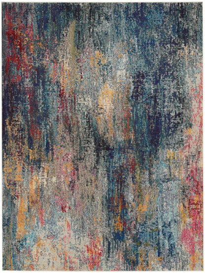 Nourison Home Celestial CES16 Multicolor Contemporary Power-loomed Rugs