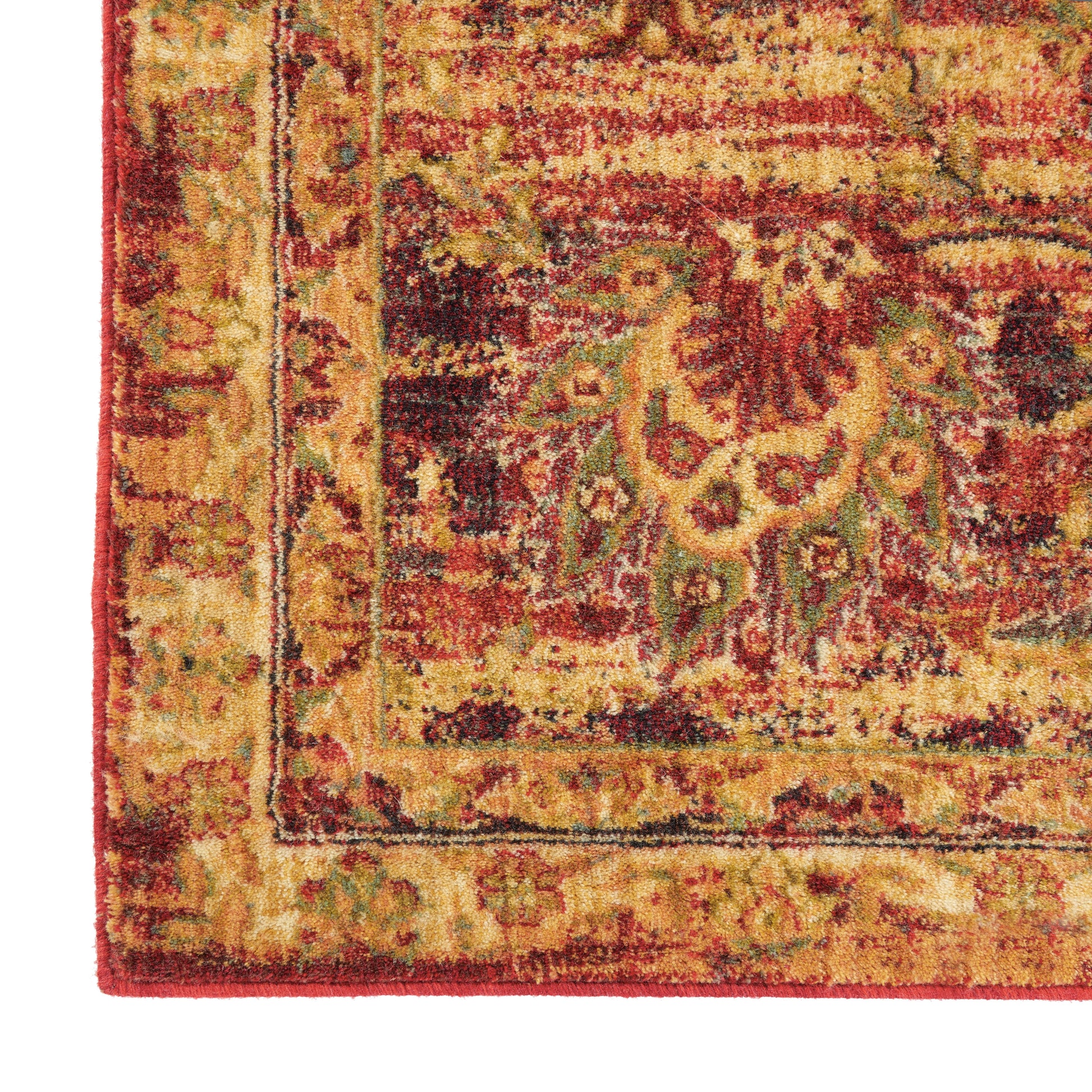 Nourison Home Jewel  Cream Red  Traditional