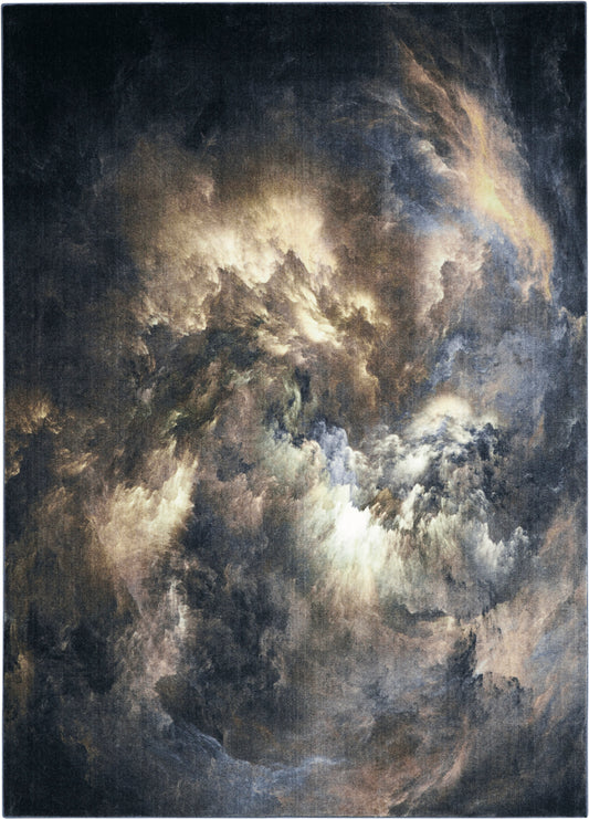 Nourison Home Le Reve  Chocolate Multicolor  Contemporary