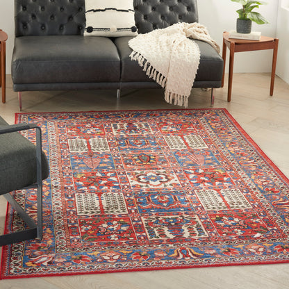 Nourison Home Fulton  Red  Traditional