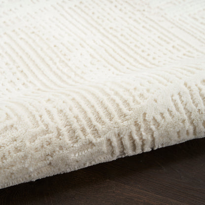 Nourison Home Sustainable Trends  Ivory  Contemporary